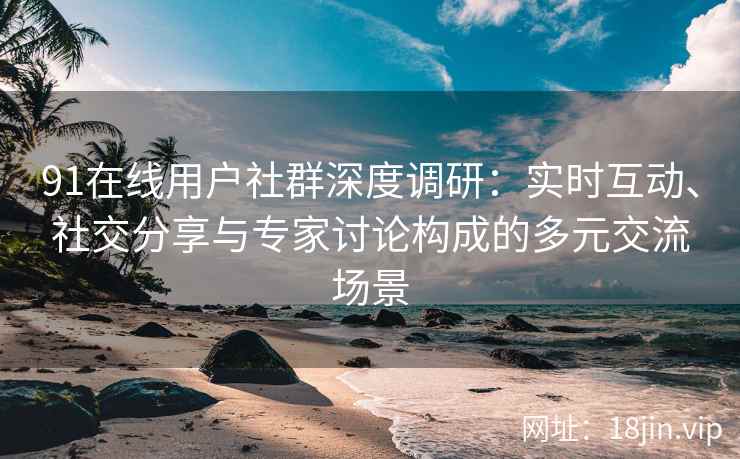 91在线用户社群深度调研：实时互动、社交分享与专家讨论构成的多元交流场景