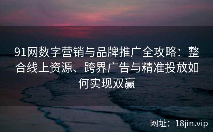 91网数字营销与品牌推广全攻略：整合线上资源、跨界广告与精准投放如何实现双赢